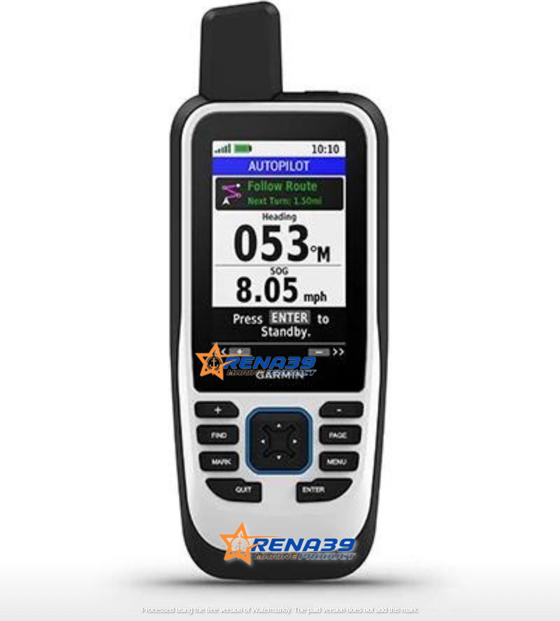 Garmin GPS MAP 86S Garmin GPSMAP 86s perangkat navigasi genggam tahan air untuk pelayaran dan memancing, dengan peta laut dan fitur GPS presisi tinggi